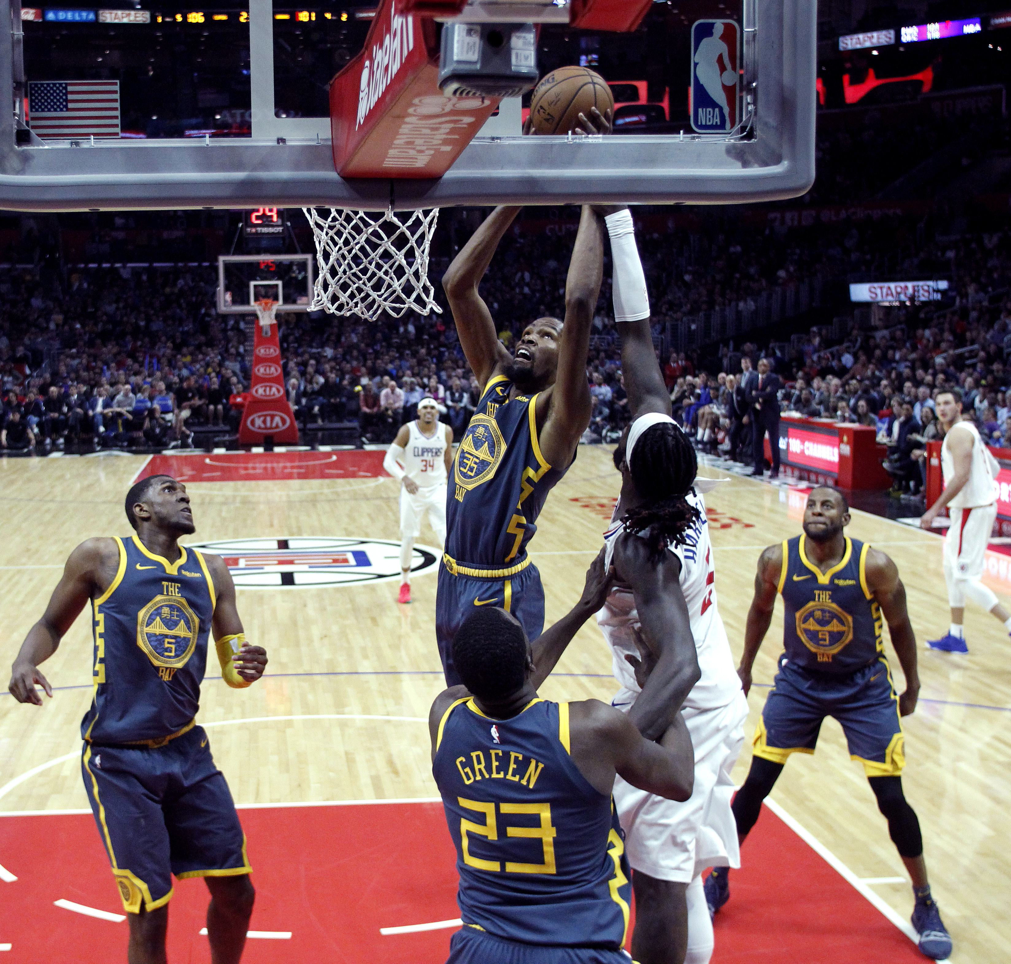 快船险胜魔术，杜兰特状态火热